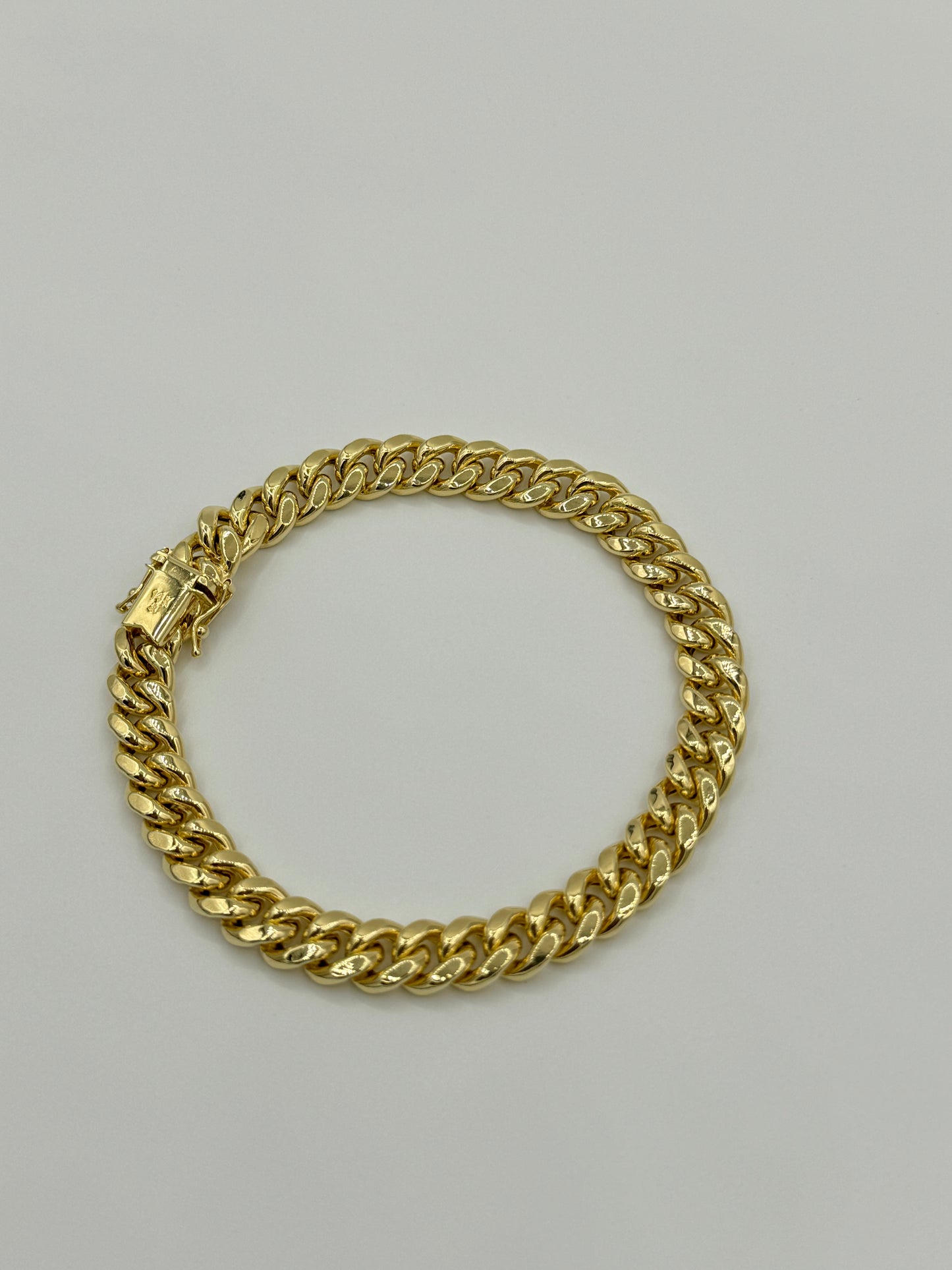 8.80mm Hollow Cuban 14K Yellow Gold